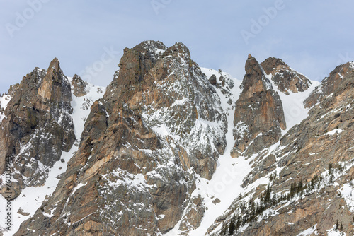 Rocky Mountain National Park, Mountain Peaks, Snow