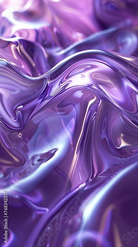 Abstract organic shape, aesthetic purple, soft light, close-up, dreamy