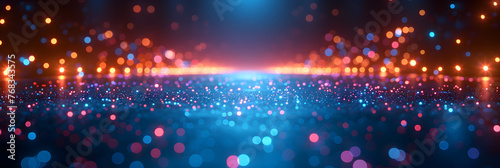 Neon Club Business Background, Blur light overlay lens flare filter defocused sparkles festive gleam leak bokeh rainbow orange red 