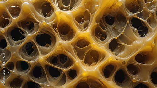 intricate organic honeycomb texture pattern