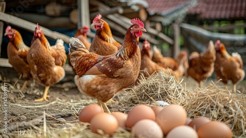 Domestic chicken eggs are rich in animal protein which is very suitable for body health