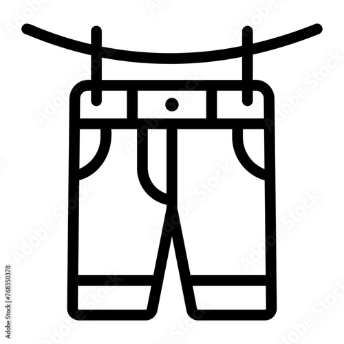 hanging clothes