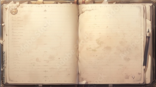 本の見開きテクスチャー12