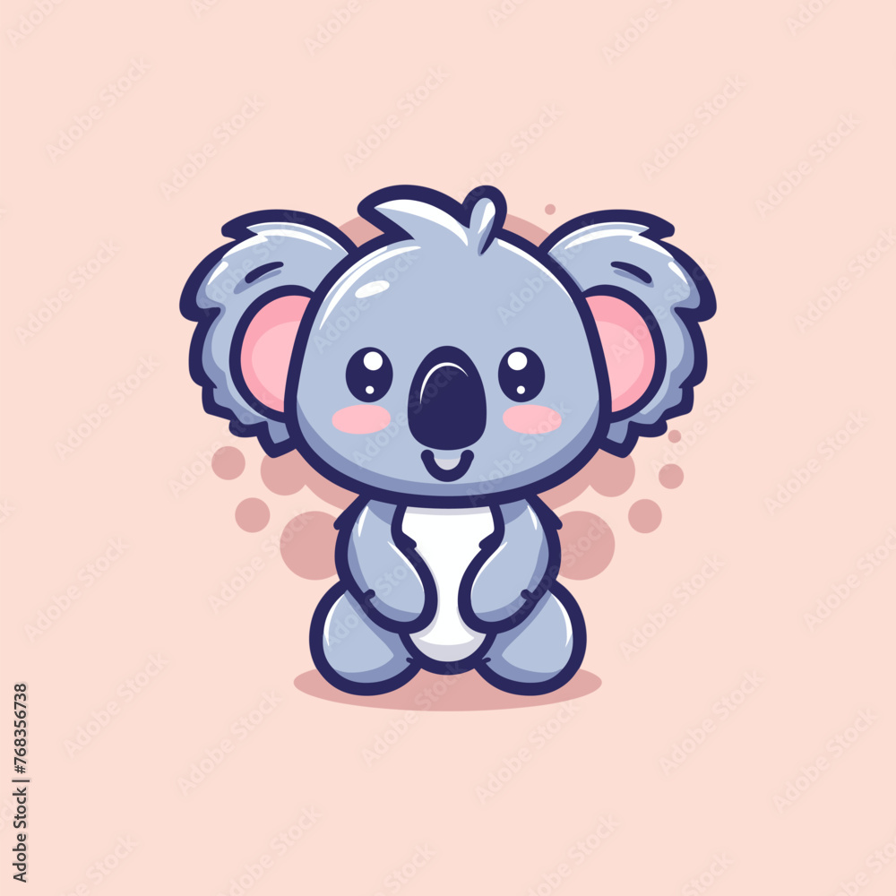 Koala Mascot Logo Illustration Chibi is awesome logo, mascot or illustration for your product, company or bussiness Koala Mascot Logo Illustration Chibi is awesome logo, mascot or illustration for your product, company or bussiness