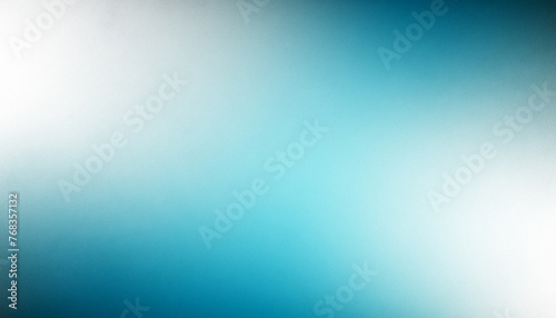 bright light and glow, abstract background white blue, template empty space shine, grungy texture color gradient rough with grainy noise © Hogr