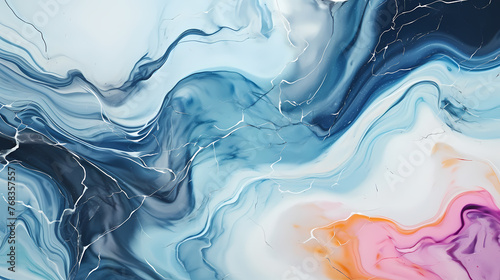 Fluid art abstract background