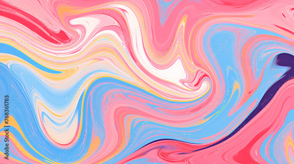 Abstract liquid water ripple watercolor design background