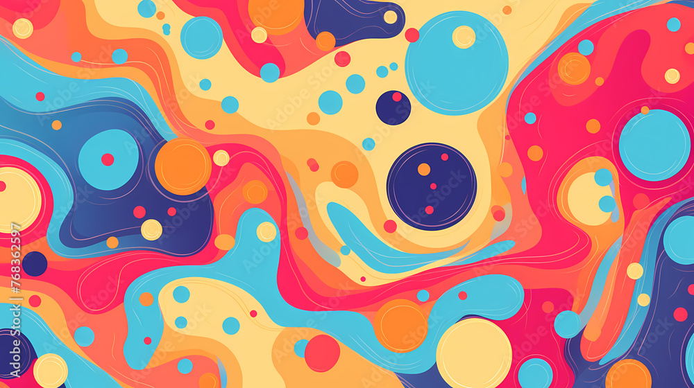 Naklejka premium Abstract liquid water ripple watercolor design background