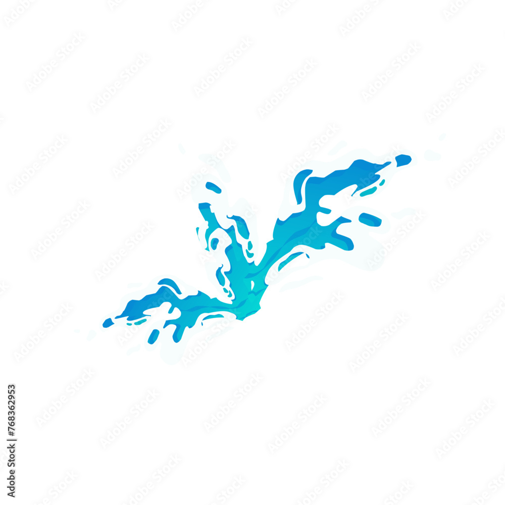 Fototapeta premium Water splash effect 