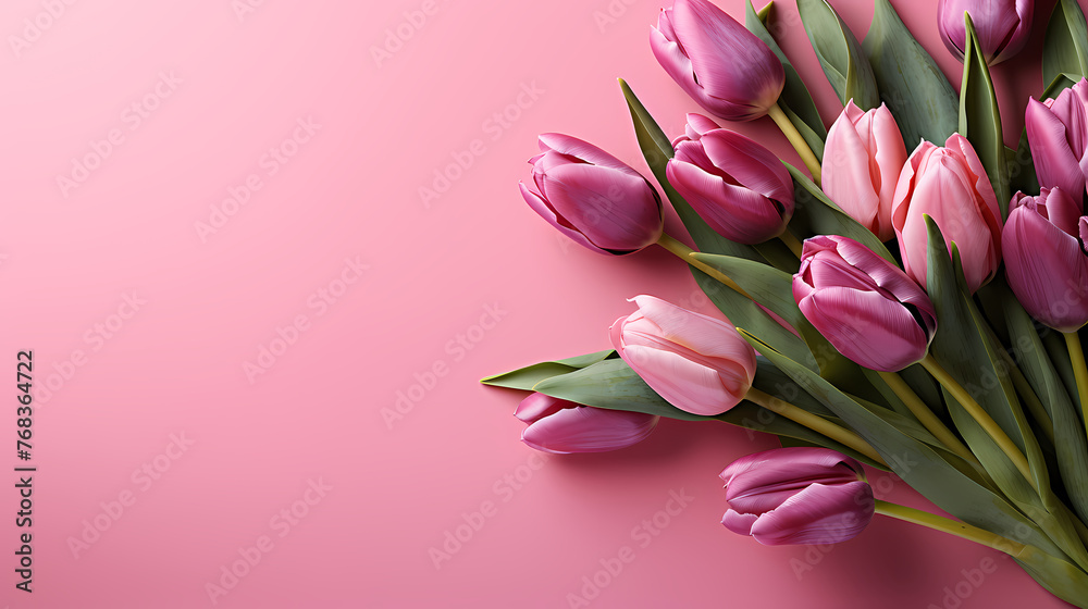 Tulip flowers in pastel colors Tulip flowers in pastel colors