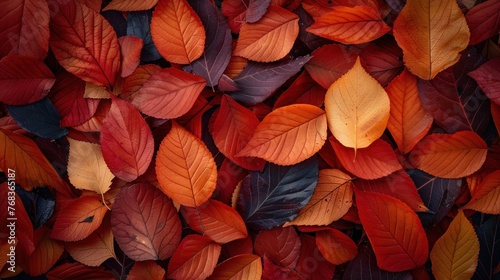 Golden Fall Foliage  Vibrant Autumn Leaves Background for Seasonal Designs