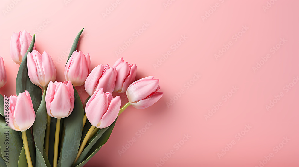 Bouquet of tulips on beautiful background Bouquet of tulips on beautiful background