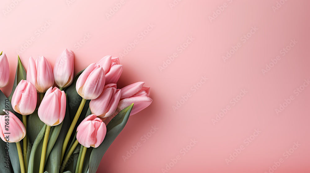 Bouquet of tulips on beautiful background Bouquet of tulips on beautiful background
