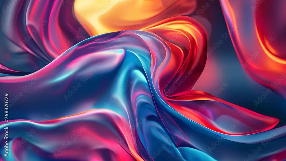 Abstract wavy background of blue and red colors. Vector illustration. Abstract wavy background of blue and red colors. Vector illustration.