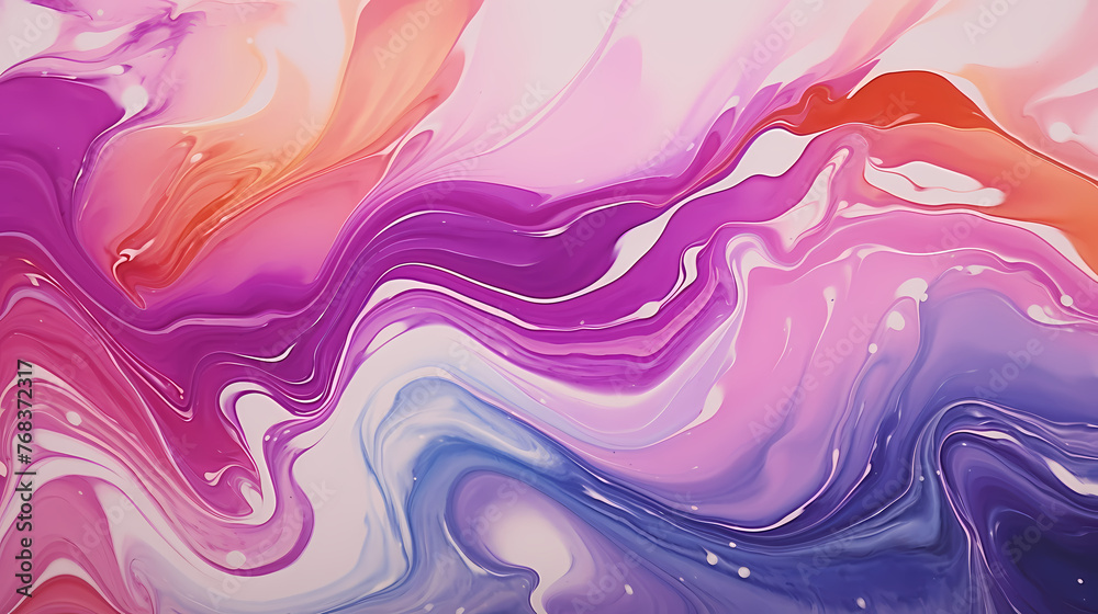 Multicolored pattern with abstract waves