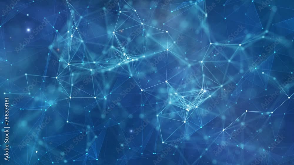 Plexus line visual digital network connections