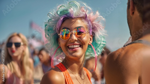 festival party or meeting, ...