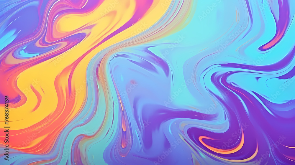 Multicolored pattern with abstract waves Multicolored pattern with abstract waves