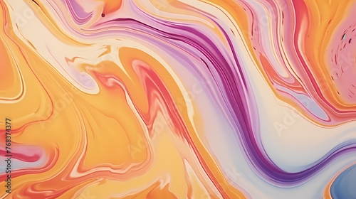 Multicolored pattern with abstract waves