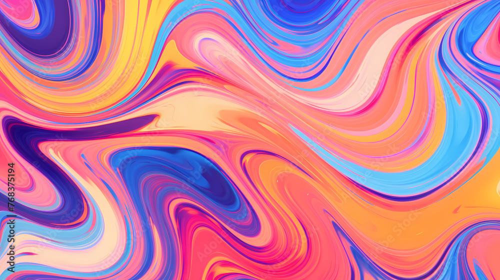 Psychedelic multicolored abstract background with swirls Psychedelic multicolored abstract background with swirls