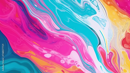 Psychedelic multicolored abstract background with swirls