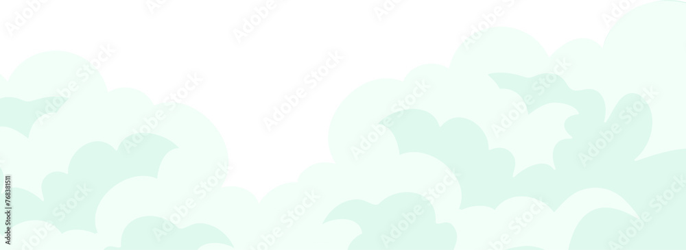 Fototapeta premium Cumulus, clouds, sky background illustration