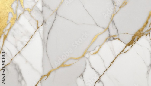 Marble with golden texture background 