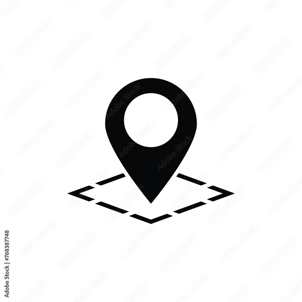 Area Icon. Territory Symbol - Vector. Area Icon. Territory Symbol - Vector.