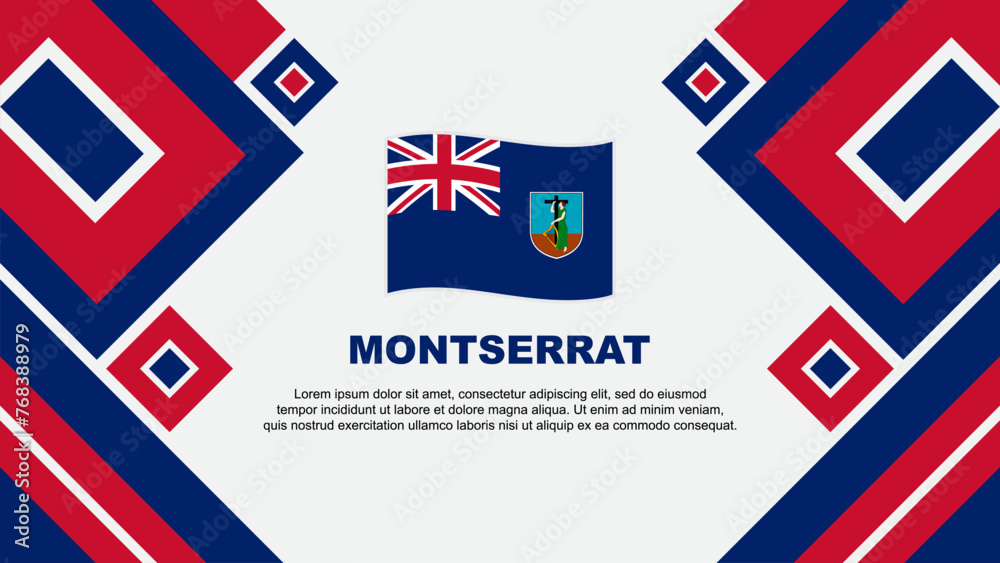 custom made wallpaper toronto digitalMontserrat Flag Abstract Background Design Template. Montserrat Independence Day Banner Wallpaper Vector Illustration. Montserrat Cartoon