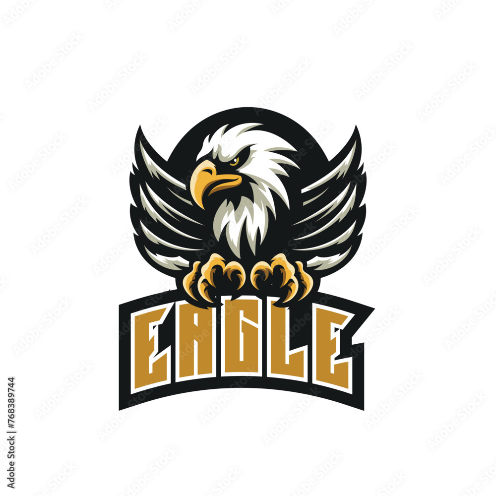 Fototapeta premium Illustration Eagle Mascot Logo