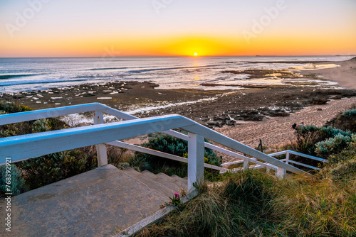 Sunset view at Point Lonsdale photo