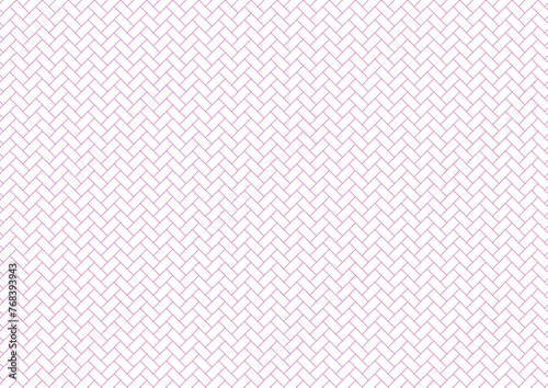 和柄　檜垣　網代　伝統　紋様　 藤　薄紫　パステルパープル　背景　素材 © gram