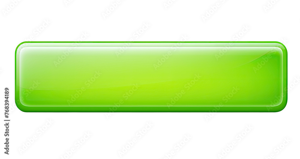 Illustration of blank green web button isolated on transparent background Illustration of blank green web button isolated on transparent background
