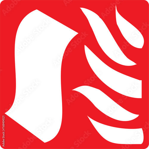 Fire blanket, fire equipment,Safety, warning, sign