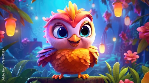 Bright positive bird