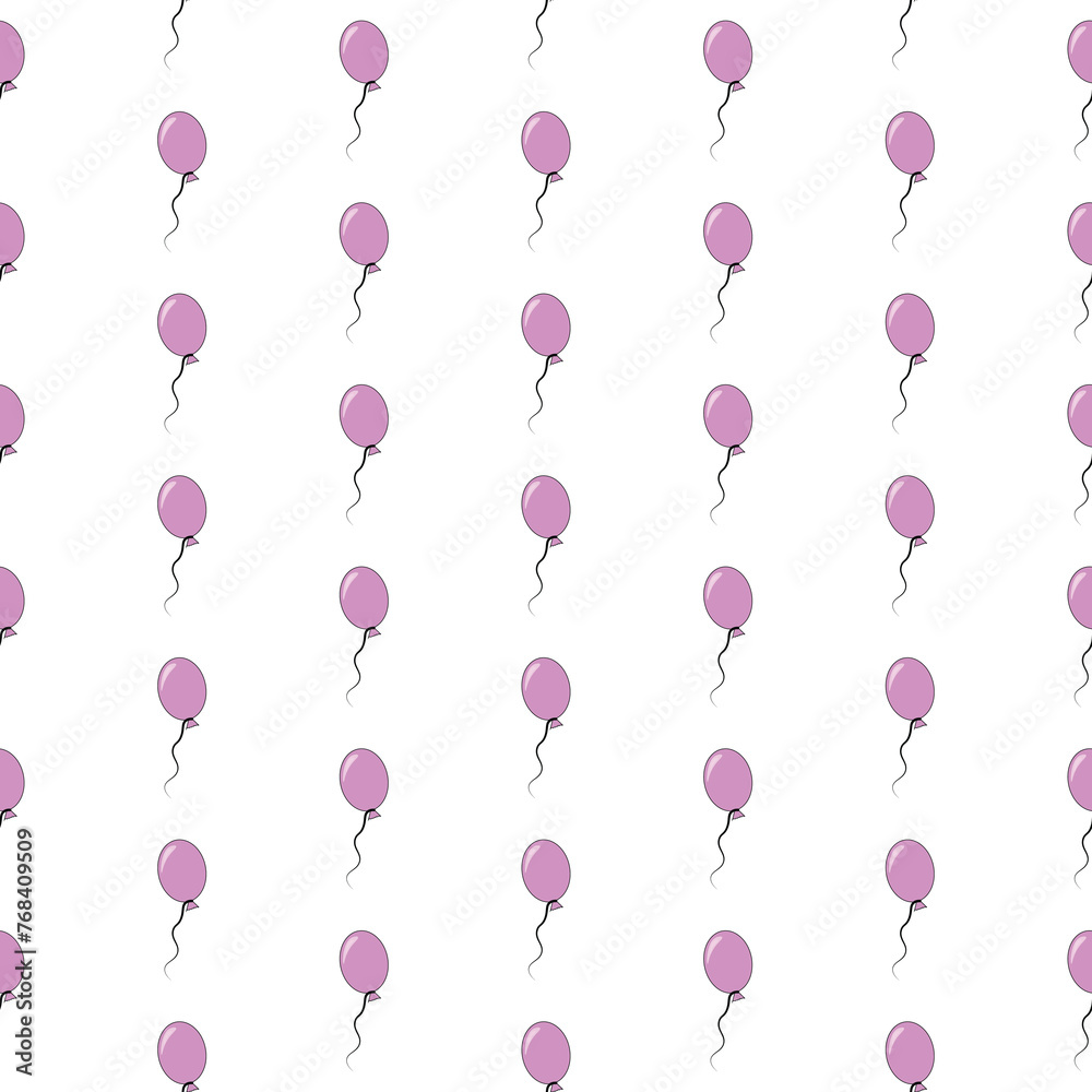 Purply magenta balloon pattern