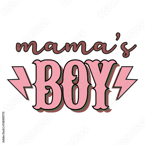 Mama's Boy, Mothers Day Sublimation, PNG