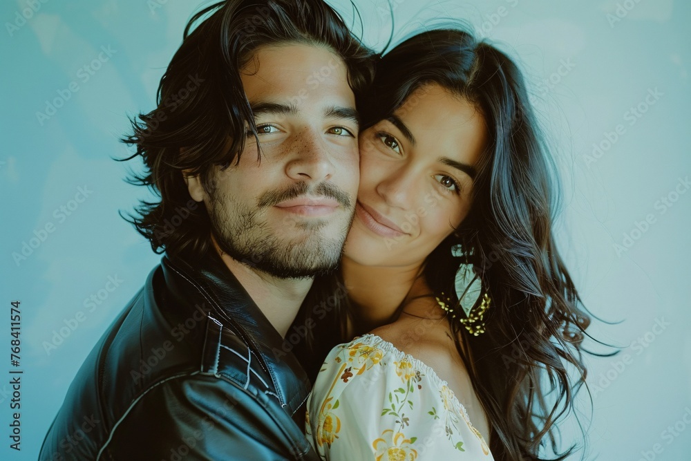 Flower Power A Couple's Love Affair in a Black and White World