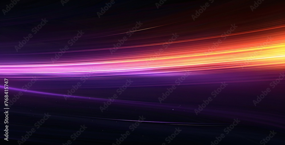 Fototapeta premium Purple Neon Lights in the Dark: A Monthly Event Celebration Generative AI