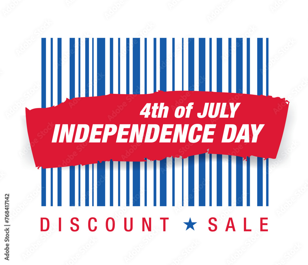 fourth of july. independence day sale banner template design fourth of july. independence day sale banner template design