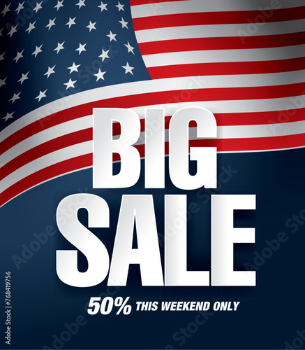 big sale banner vector graphic design