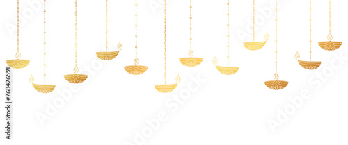 Diwali Candles Background. Vesak element vector eps 10