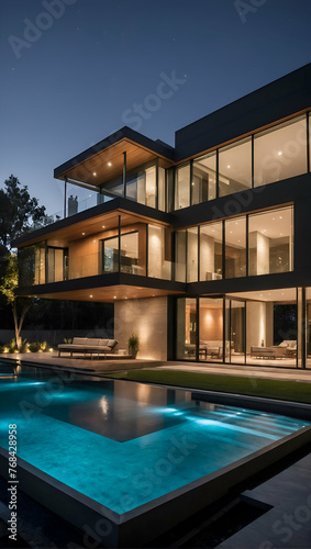 Wallpaper Mural Soft Lighting Along The Pathways And Architectural Features Add A Touch Of Sophistication And Elegance To The Outdoor Space
 Torontodigital.ca