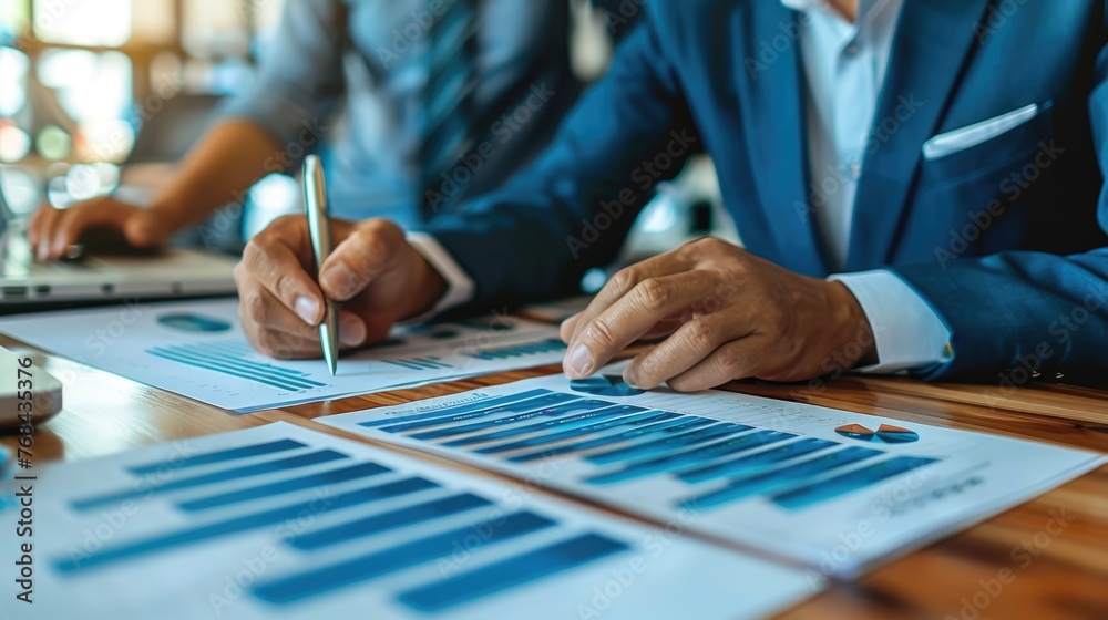 Wealth Management Consultant Advising on Personalized Investment Solutions with Analytical Data Wealth Management Consultant Advising on Personalized Investment Solutions with Analytical Data