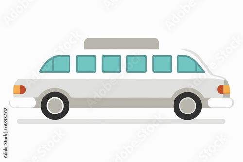 limousine car vector illustration