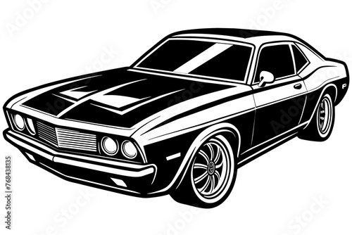 hyper hawk car vector illustration