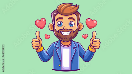 approving gestures vector illustration