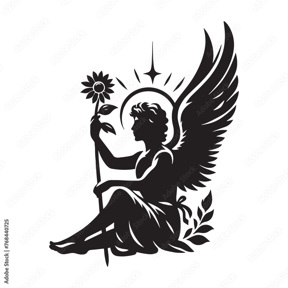 angel with a sword angel with a sword