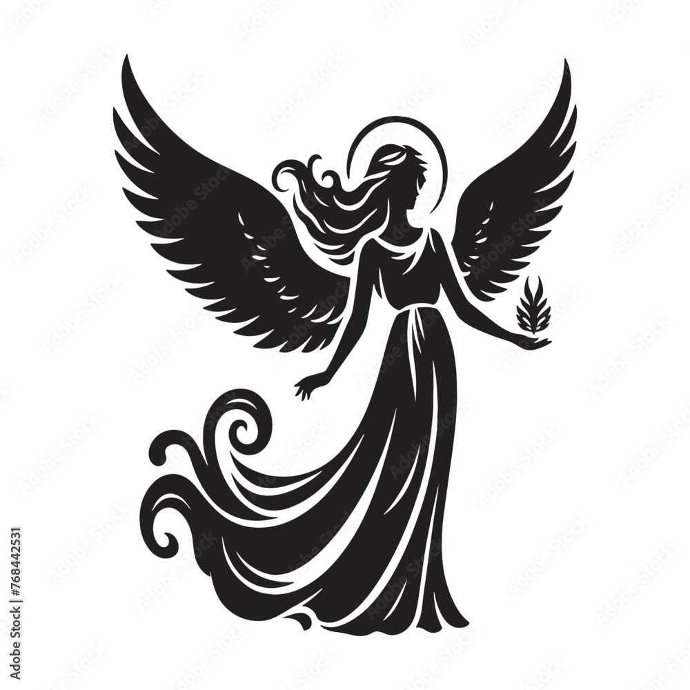 Obraz premium angel with wings