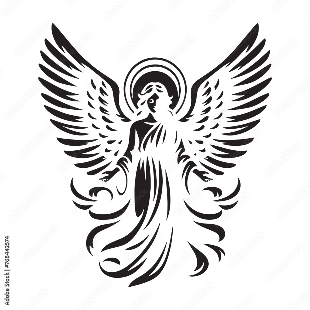 Fototapeta premium angel wings vector